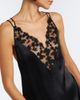 Fendi Fendi Lace-trimmed silk slip dress - 3