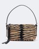 Fendi Fendi Leather-trimmed calf hair shoulder bag - 1