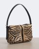 Fendi Fendi Leather-trimmed calf hair shoulder bag - 4