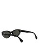 Fendi Fendi Lettering Oval Sunglasses, 51mm - 3