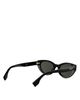 Fendi Fendi Lettering Oval Sunglasses, 51mm - 5