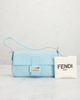 fendi Fendi Logo Embossed Baguette Shoulder Bag - 10