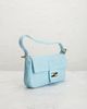 fendi Fendi Logo Embossed Baguette Shoulder Bag - 4