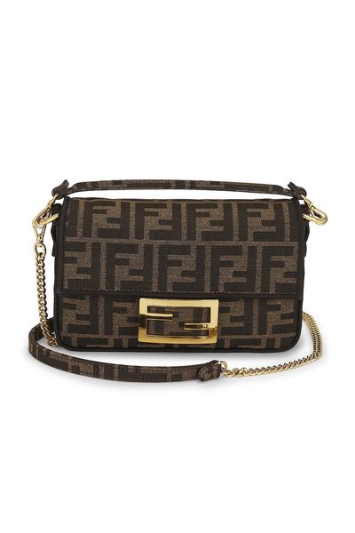 fendi Fendi Mini FF 1974 Baguette Shoulder Bag