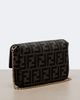 Fendi Fendi Mini FF jacquard canvas shoulder bag - 4