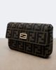 Fendi Fendi Mini FF jacquard canvas shoulder bag - 6