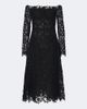 Fendi Fendi Off-shoulder lace bustier dress - 1