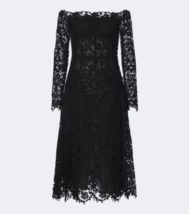 Fendi Fendi Off-shoulder lace bustier dress