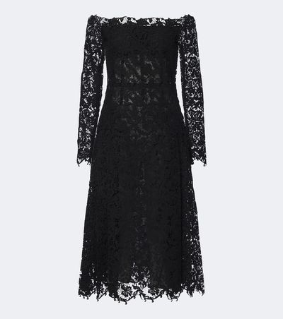 Fendi Fendi Off-shoulder lace bustier dress