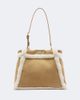 Fendi Fendi Peekaboo® Medium suede top-handle bag - 1