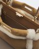 Fendi Fendi Peekaboo® Medium suede top-handle bag - 3