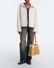 Fendi Fendi Peekaboo® Medium suede top-handle bag - 5