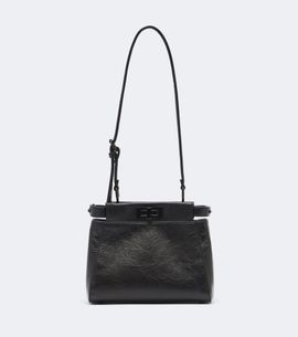 Fendi Fendi Peekaboo® Mini leather tote bag