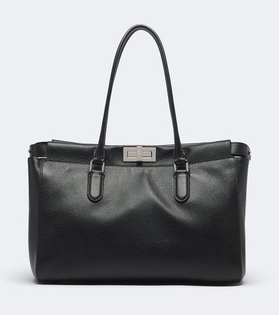 Fendi Fendi Peekaboo® Small leather tote bag