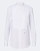 Fendi Fendi Piqué-trimmed cotton poplin shirt - 1