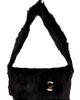 fendi Fendi Rabbit & Mink Fur Baguette Shoulder Bag - 1