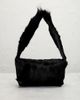 fendi Fendi Rabbit & Mink Fur Baguette Shoulder Bag - 3