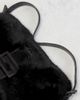 fendi Fendi Rabbit Fur Baguette Shoulder Bag - 6