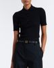 Fendi Fendi Ribbed-knit wool-blend polo shirt - 2