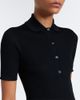 Fendi Fendi Ribbed-knit wool-blend polo shirt - 3