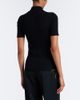 Fendi Fendi Ribbed-knit wool-blend polo shirt - 6