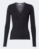 Fendi Fendi Ribbed-knit wool-blend top - 1