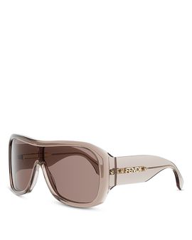 Fendi Fendi Screen Oversized Shield Mask Sunglasses, 136mm
