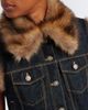 Fendi Fendi Shearling-trimmed denim vest - 3