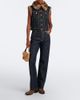 Fendi Fendi Shearling-trimmed denim vest - 4