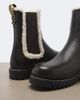 Fendi Fendi Shearling-trimmed leather Chelsea boots - 5