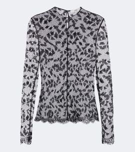 Fendi Fendi Sheer lace top