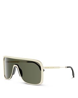 Fendi Fendi Squared Mask Shield Sunglasses, 140mm