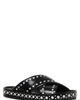 Fendi Fendi Studded Crisscross Slide Sandal - 1
