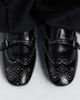 Fendi Fendi Studded leather monk strap shoes - 2