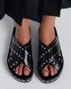 Fendi Fendi Studded leather slides - 2