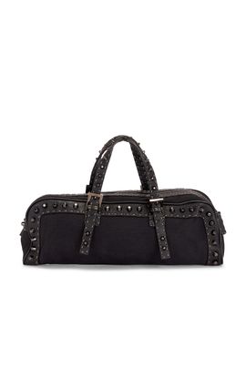 fendi Fendi Studded Selleria Bassotto Shoulder Bag