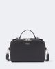 Fendi Fendi Suede-lined leather crossbody bag - 1