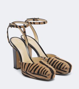 Fendi Fendi Tiger-print calf hair platform pumps