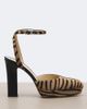 Fendi Fendi Tiger-print calf hair platform pumps - 6