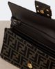 Fendi Fendi Tube jacquard canvas wallet on chain - 3