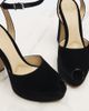 Fendi Fendi Velvet platform sandals - 5