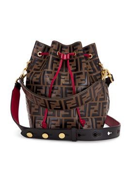 fendi Fendi Vitello Grace F is Fendi Mon Tresor Bucket Bag