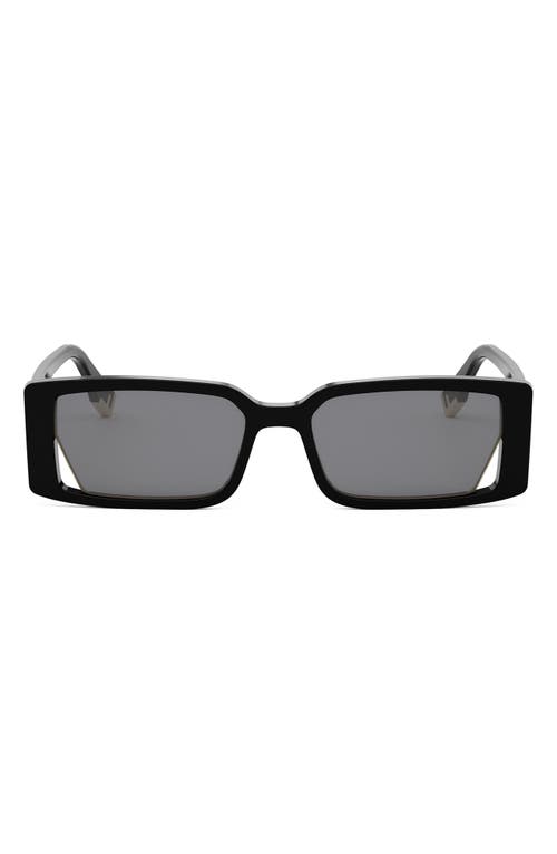 Fendi Fendi Way 53mm Rectangular Sunglasses