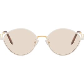 Fendi Fendi White FF Diamonds Sunglasses