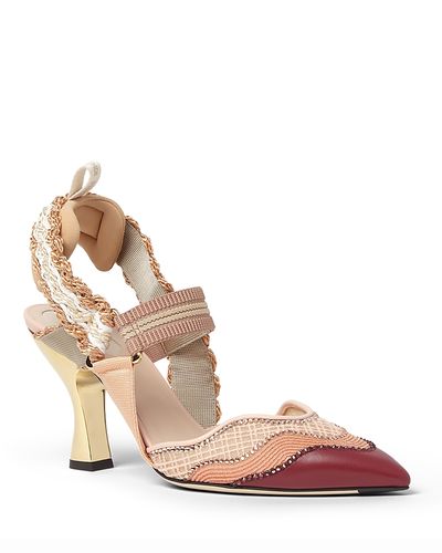 Fendi Fendi Women's Amaren Apricot Peach Pumps