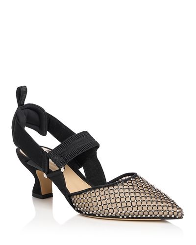 Fendi Fendi Women's Colibri Embellished Slingback Pumps