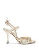 Fendi Fendi Women's Colibri High Heel Paillettes Silk & Leather Sandals - 2