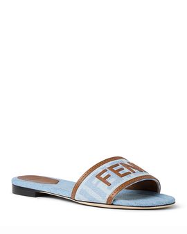 Fendi Fendi Women's Denim Cielo Slides