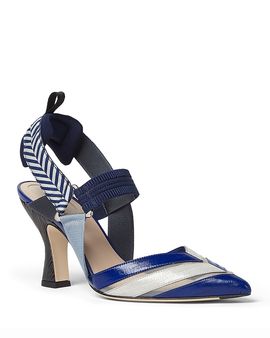Fendi Fendi Women's Elett Blue Smoke Pumps