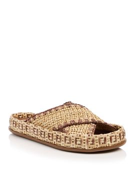 Fendi Fendi Women's Espadrille Slide Sandals